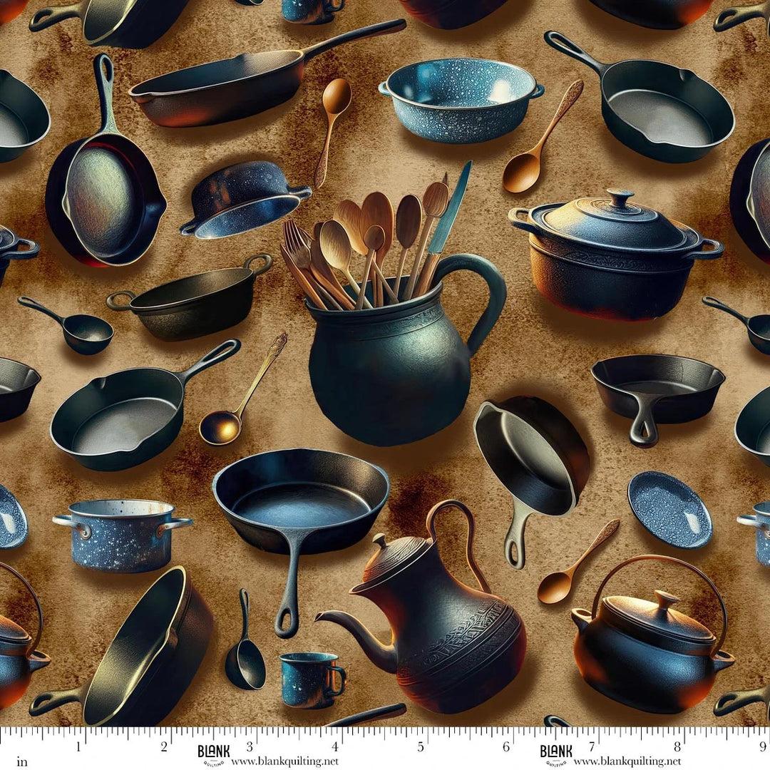 Homestead Heritage - Pots & Pans, Taupe - 4874-30