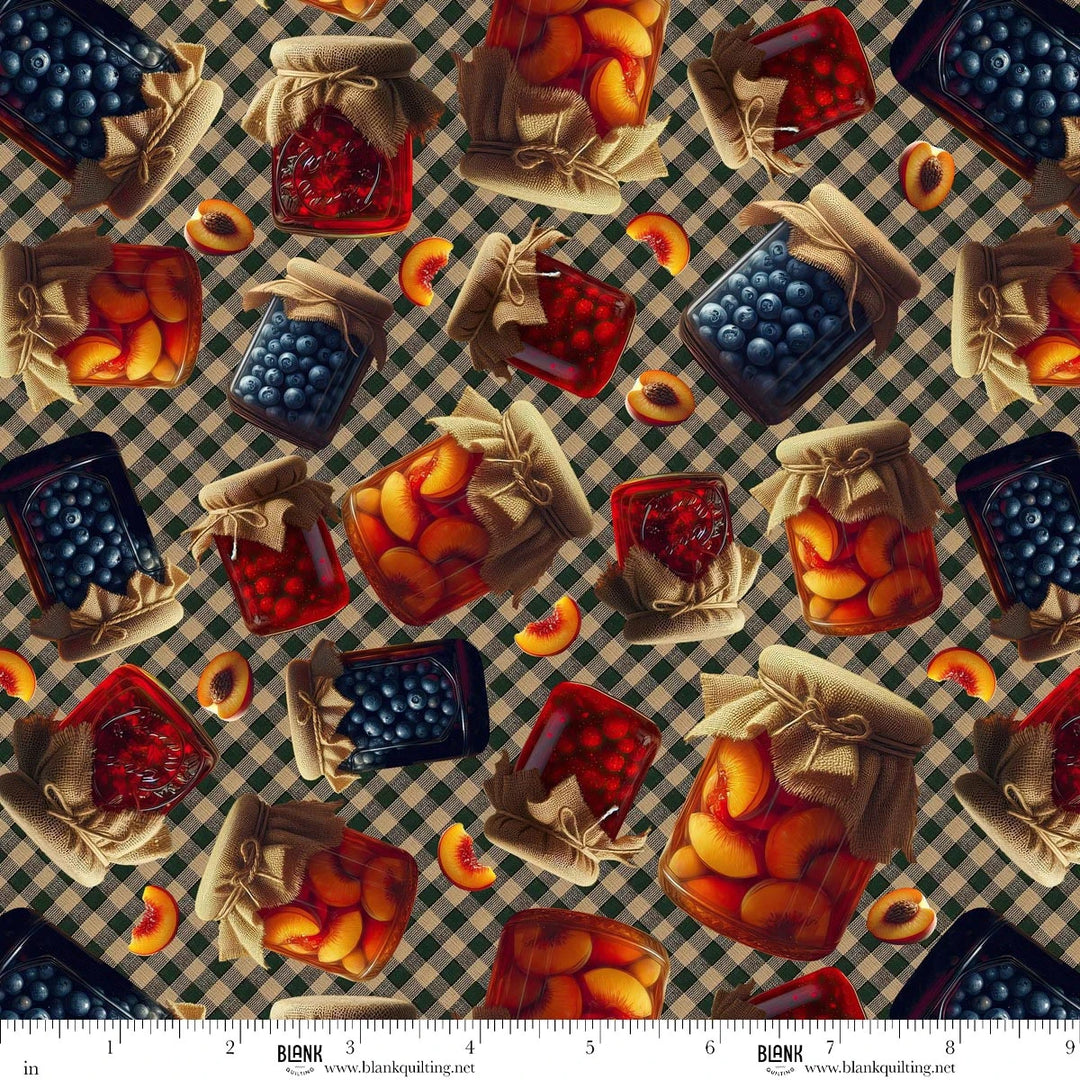Homestead Heritage - Fruits in Jars, Taupe - 4878-30