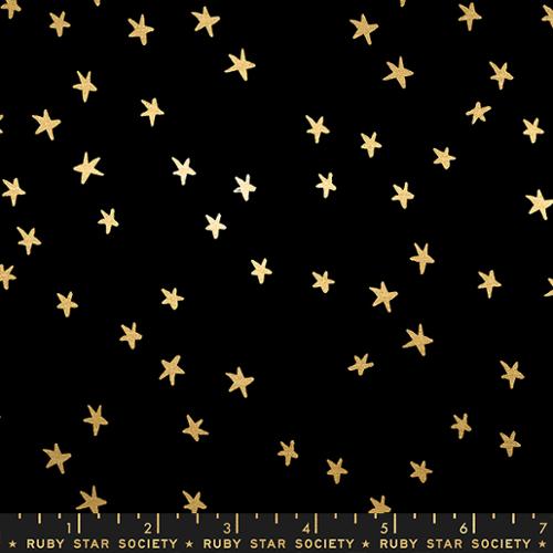 1 800 Calico - Starry Metallic, Black Gold - RS4109 50M