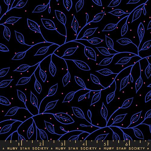 Glow Garden - Wandering Vines, Black - RS2118-14