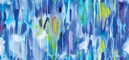 Gradients Euphoria - Dripping Paint, Sky - 33826-12