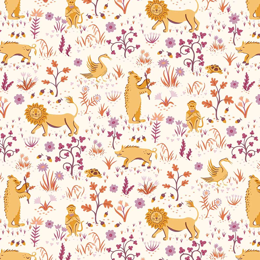 Liberty Tree of LIfe - Tudor Fauna, Berry Botanicals - 01667370C - Liberty Fabrics