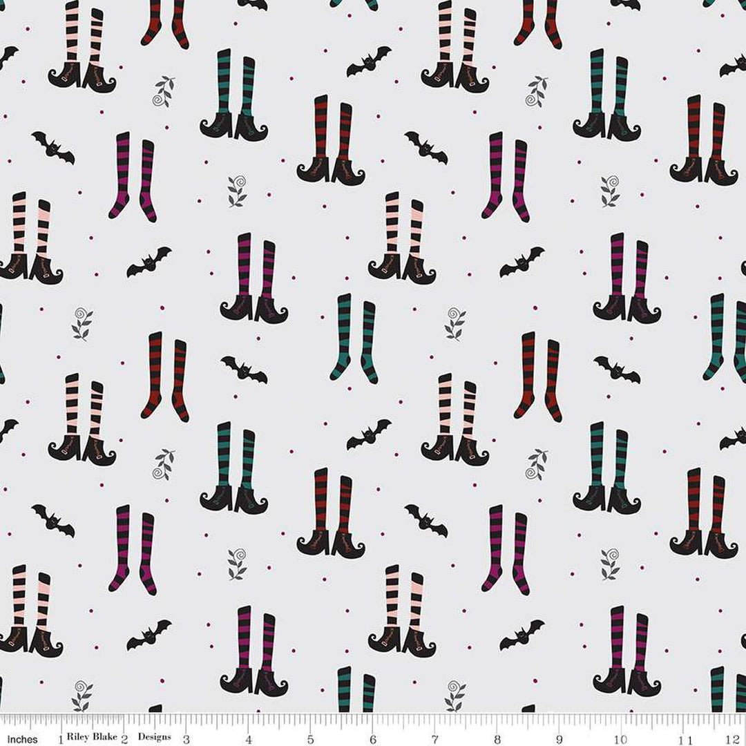 Little Witch - Witches Socks, Smoke - C14561-SMOKE
