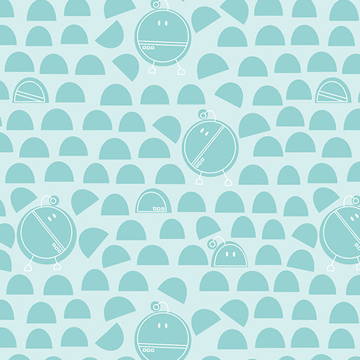 Robo Boogie - Round, Light Turquoise - 16202-82