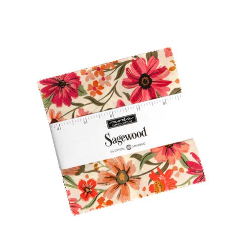 Moda Charm Pack - Sagewood - 42 5" squares