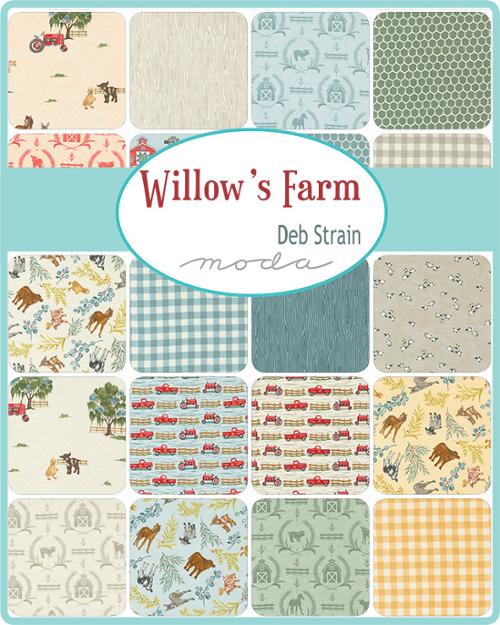 Moda Candy Mini Charm Pack - Willow's Farms - 42  2 1/2" squares