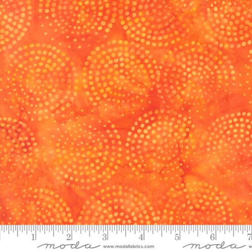 Echo Batiks - Swirl, Tangerine - 4369-19