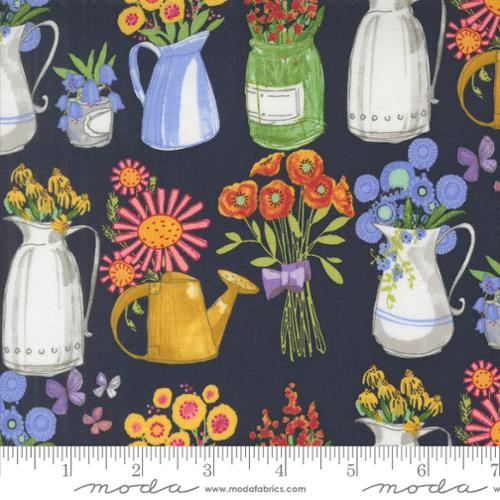 Superbloom -  Flea Market Vases, Indigo - 48782-16