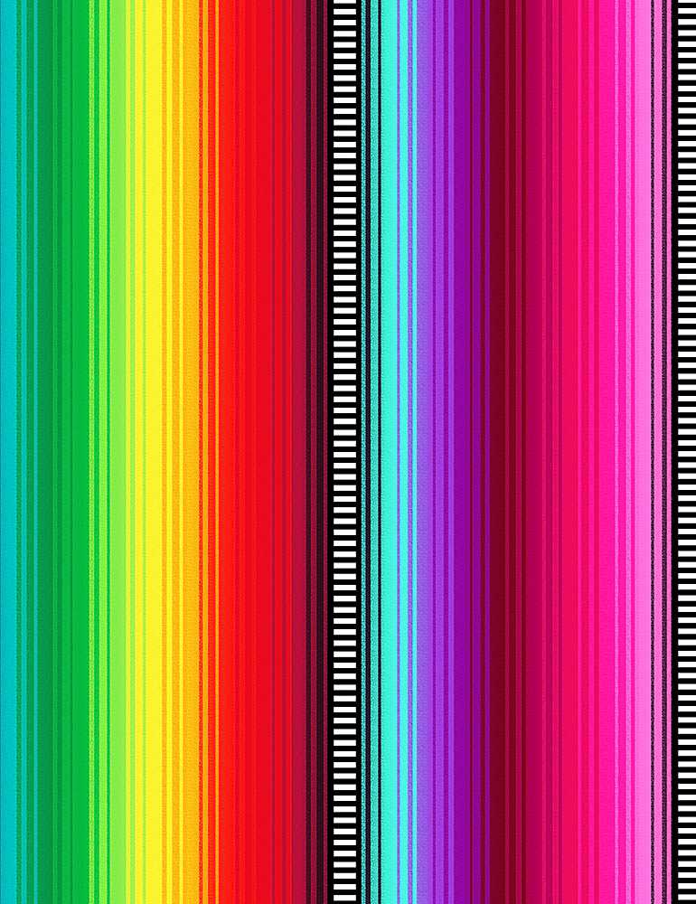 Day of the Dead - Mexican Blanket Stripe, Multi - STRIPE-CD1584