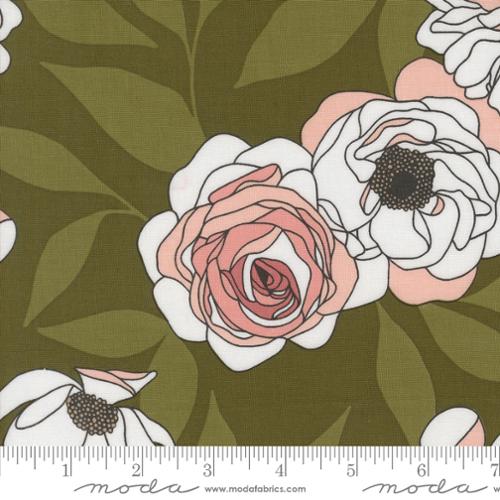 Botany - Cabbage Rose, Monstera - 11550-19
