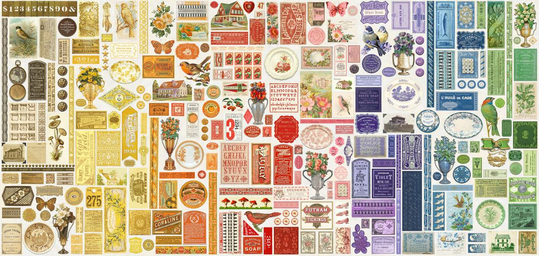 Curated In Color - Rainbow Flay Lay, Rainbow - 7466-11