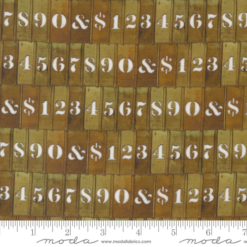Curated In Color - Numbers, Brown - 7463-19