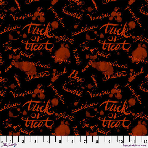 Costumes and Cobwebs - Ink Blot, Black - PWRH124.BLACK