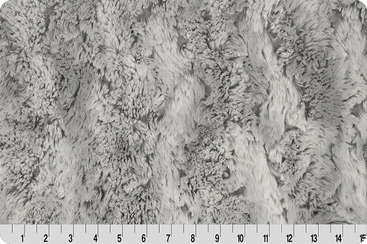 Luxe Cuddle - Wild Rabbit, Silver - 2yd cut
