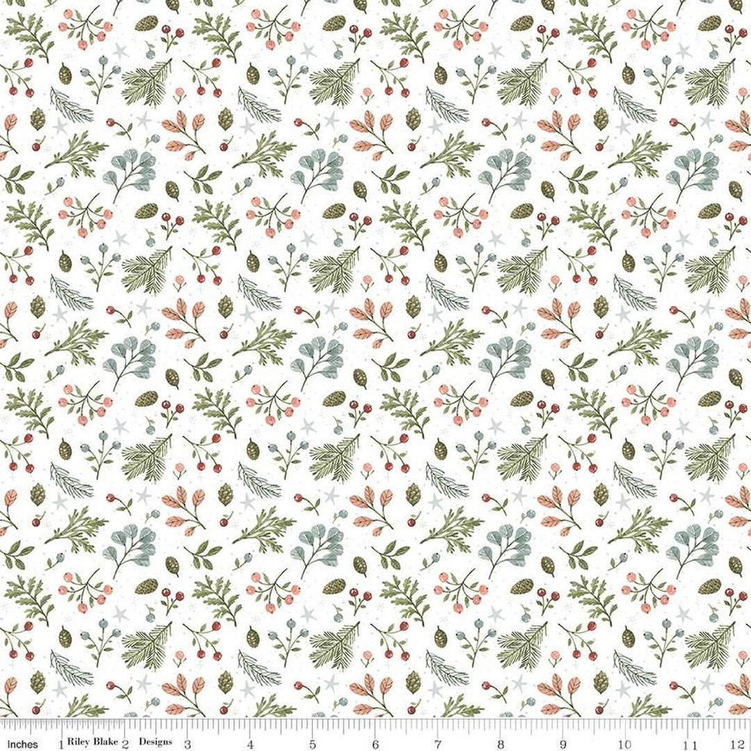 Magical Winterland - Foliage, Snow - C14943-SNOW
