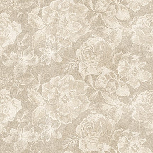 Purely Neutral - Flowers, Ivory - 3509-41