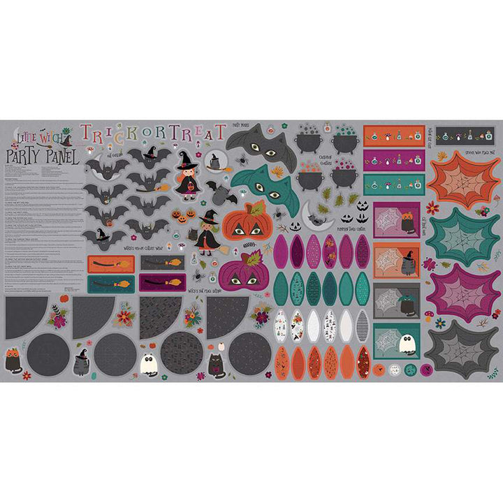 Panel 348 - Little Witch - Felt Party Panel
