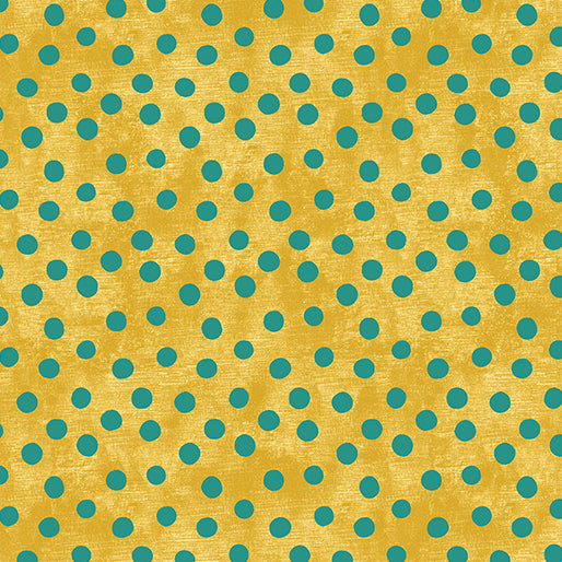Christmas Spirit - Dot Splendor, Gold/Teal - 16280-31