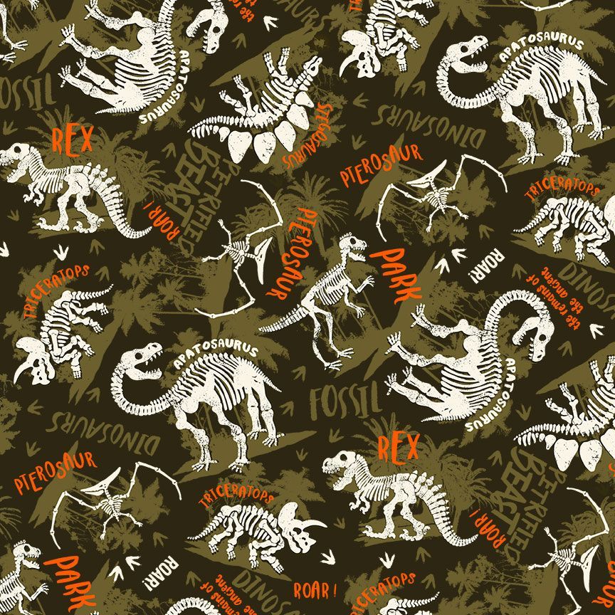 Dinosaur Dig - Dinosaurs Skeletons, Camo - DINO-CD3509