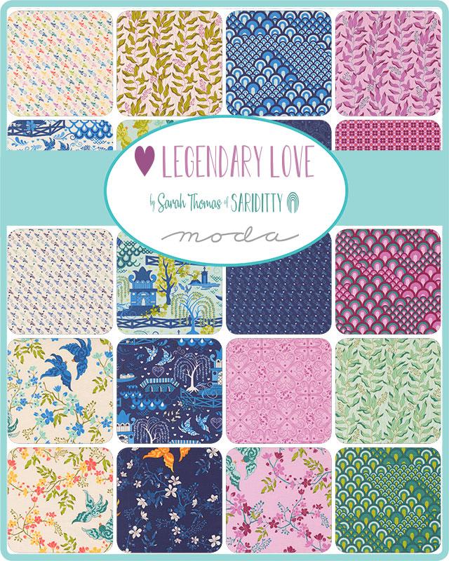 Moda Charm Pack - Legendary Love - 42 5" squares
