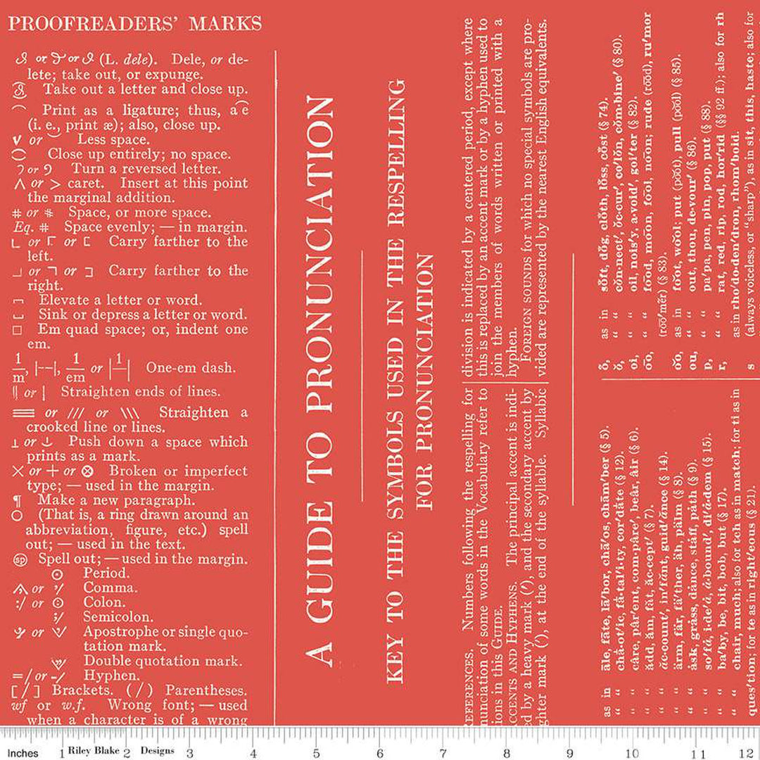 Old School - Dictionary, Red - C14952-RED