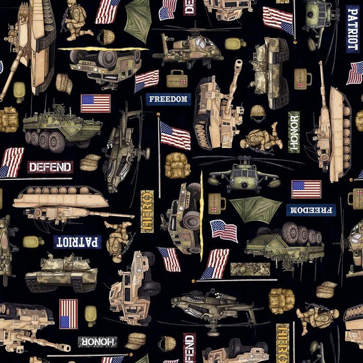 Patriot - Army Allover, Black - 30937-J