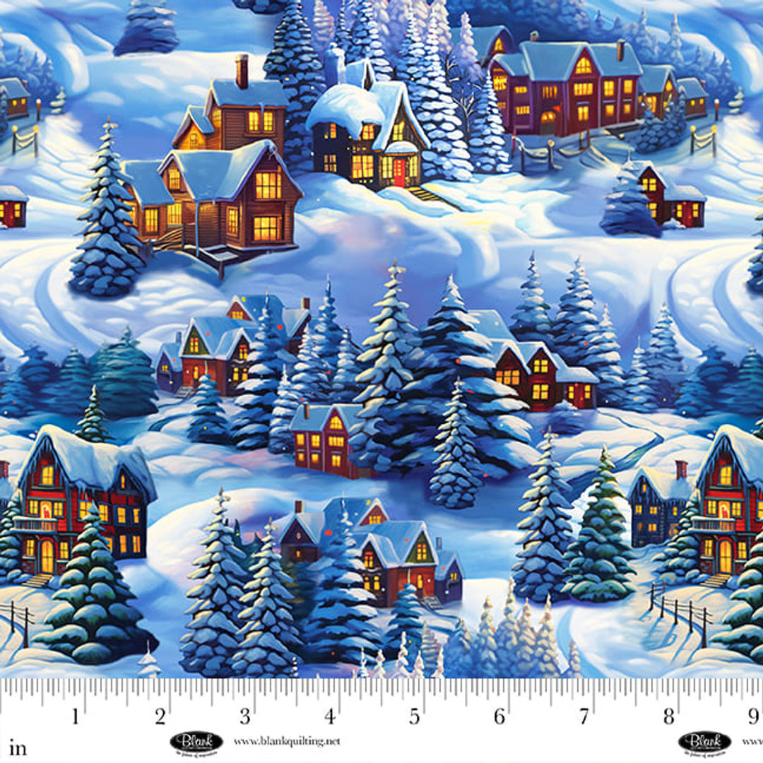 Frostykins - Scenic Winter Village, Blue - 4267-75