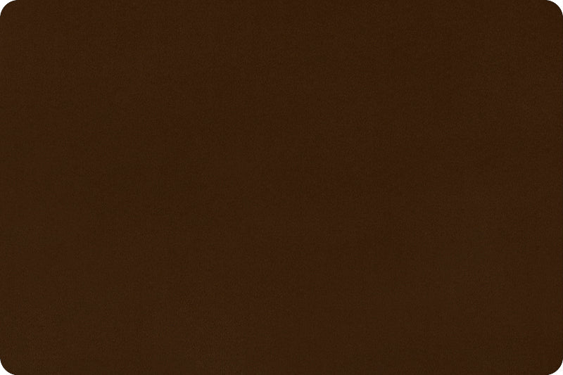 Classic Solid Cuddle - C390, Brown - 3yd cut