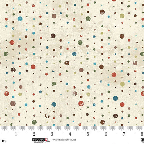 Rough Around The Edges - Weathered Dots, Plaster - 8273-49