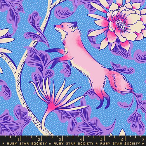 Glow Garden - Fox Bloom, Lindley Blue - RS2112-12