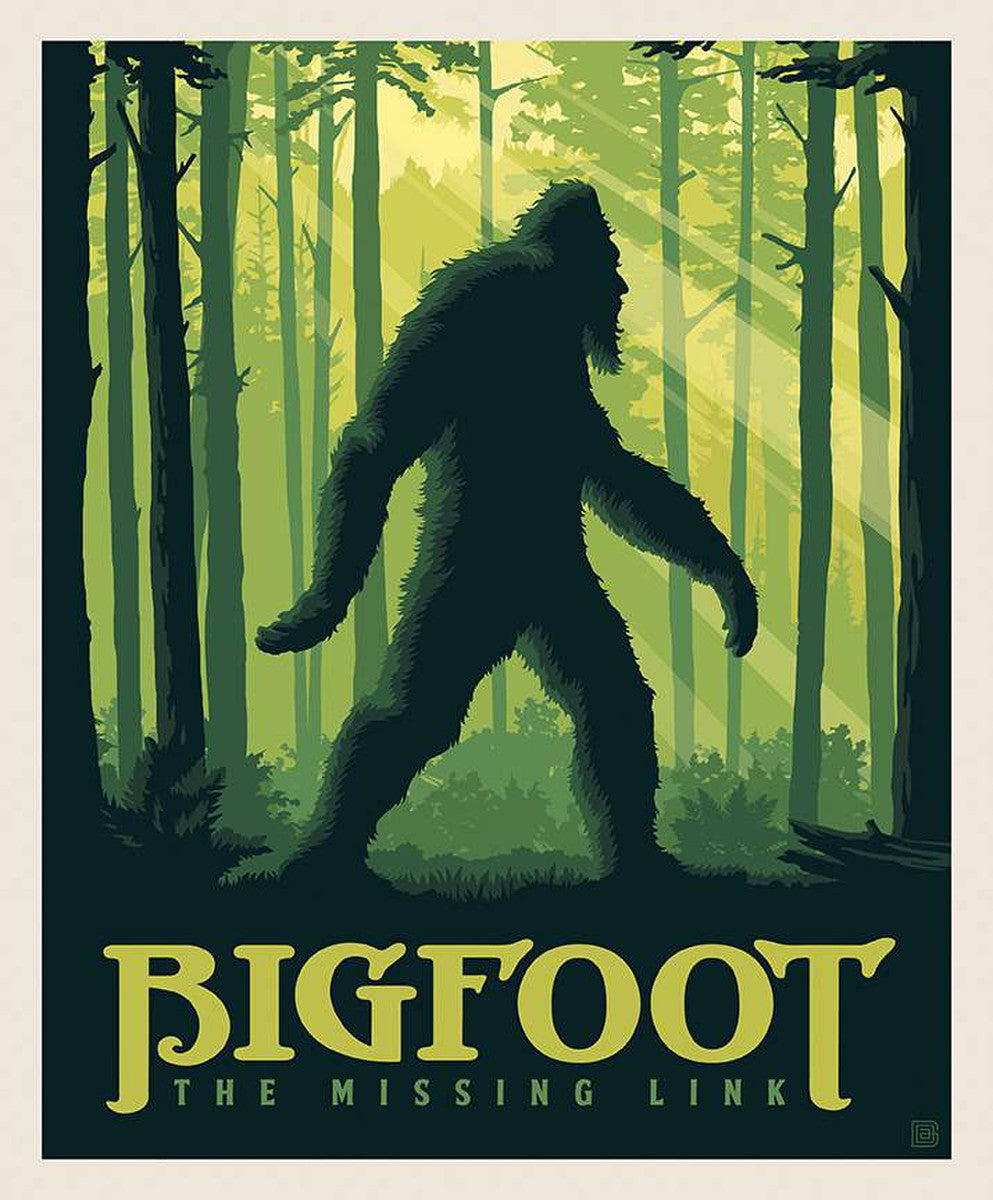 Panel 345 - Legends of the National Parks - Bigfoot The Missing Link