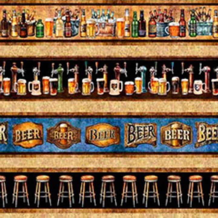 Brewmaster - Beer Decorative Stripe, Multi - 30916-X