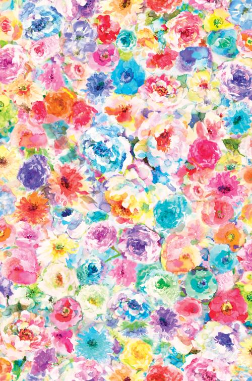 Gradients Euphoria - Impressionist Floral, Rainbow - 33821-11