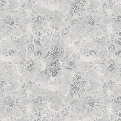 Purely Neutral - Abstract Paisley, Grey - 3522-90