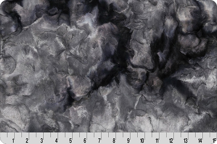 Luxe Cuddle - Galaxy, Smoke - 2yd cut