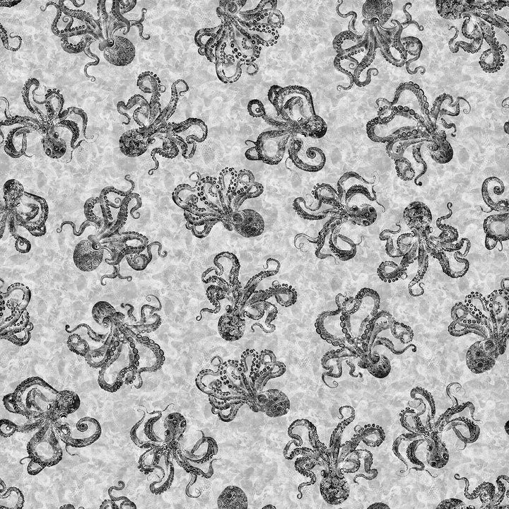 Ocean Blues - Octopus, Gray - 30858-K