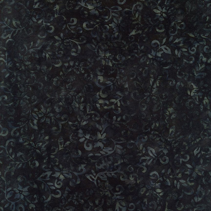 Amber - Curlling Floral Vine, Ink - Tonga-B3466