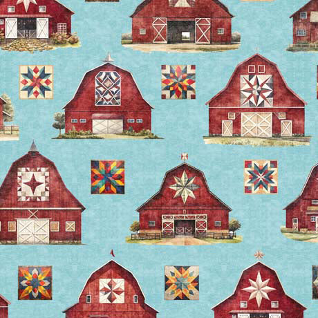 Heartland - Barns, Dark Aqua - 30461-Q