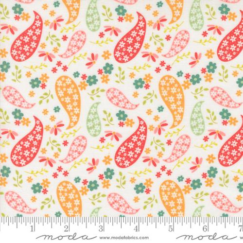 Raspberry Summer - Paisley, Cloud - 37691-11