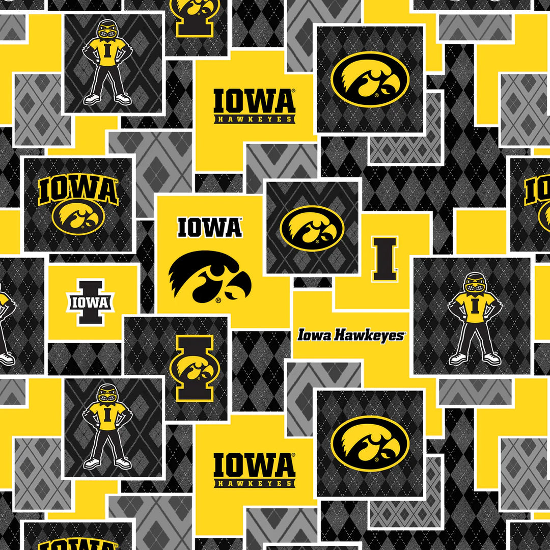 College-NCAA - Argyle Boxes, University of Iowa - IA-1371