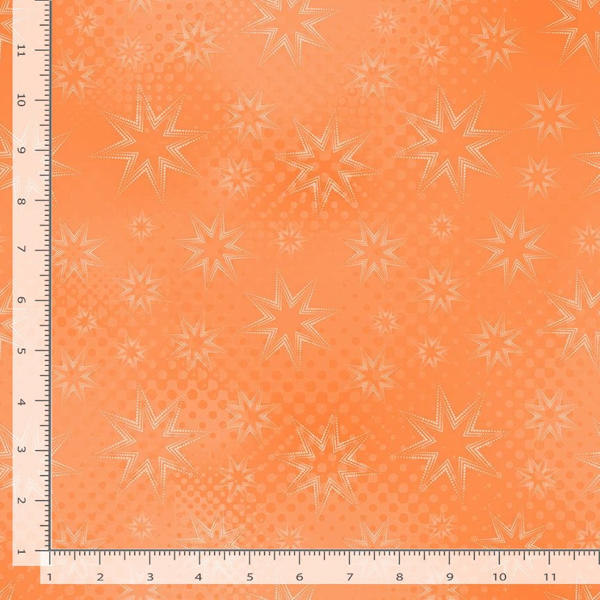 Colorstock - Dot Dot Stars, Peach - JN-C2969  PEACH