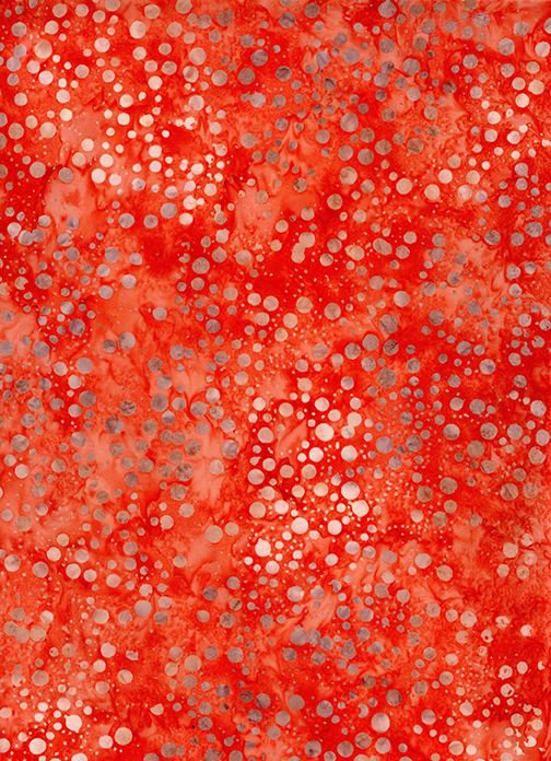 Mini Starfish - Floating Pearls, Coral - Tonga-B8166 by Judy & Judel Niemeyer of Quiltworx