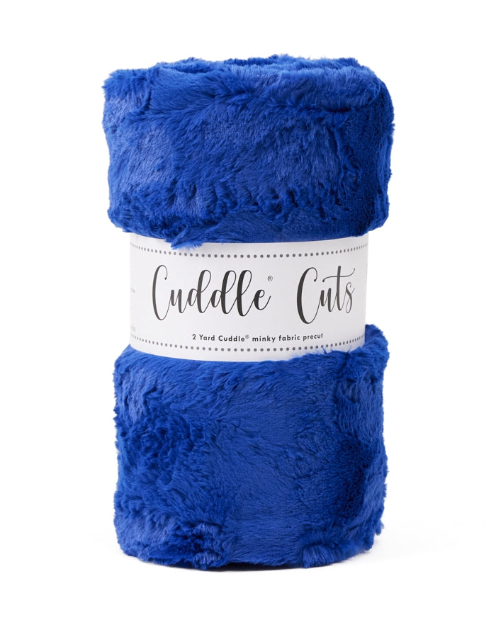 Luxe Cuddle - Hide, Royal - 2yd cut