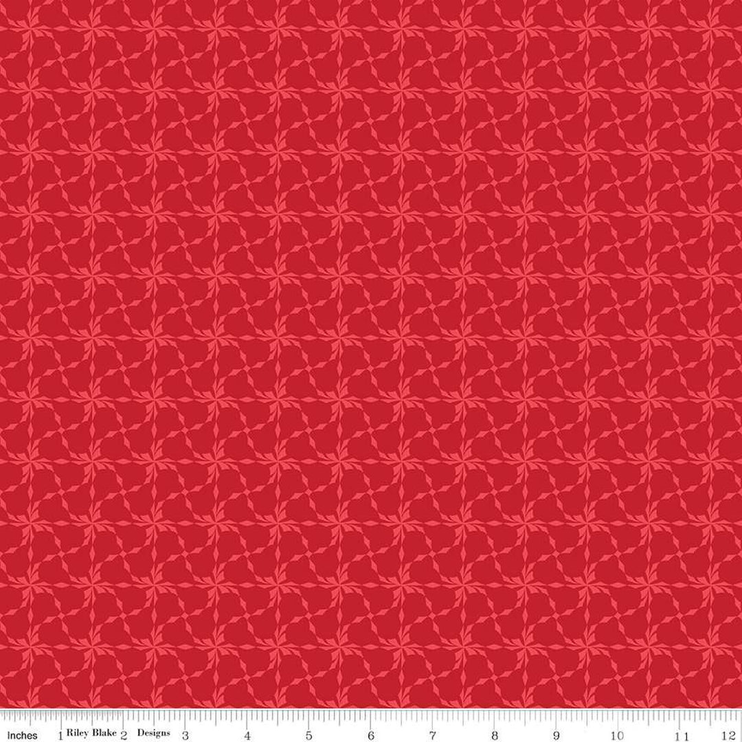 In From the Cold - Pinwheels, Red - C14868-RED