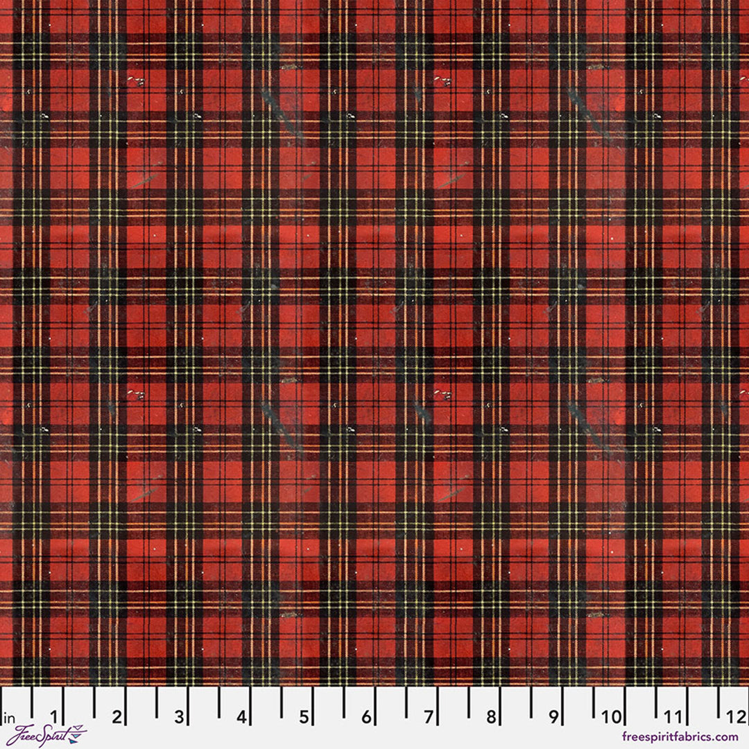 Palette Seasonal Collection - Christmas Worn Plaid, Christmas - PWTH338.CHRISTMAS