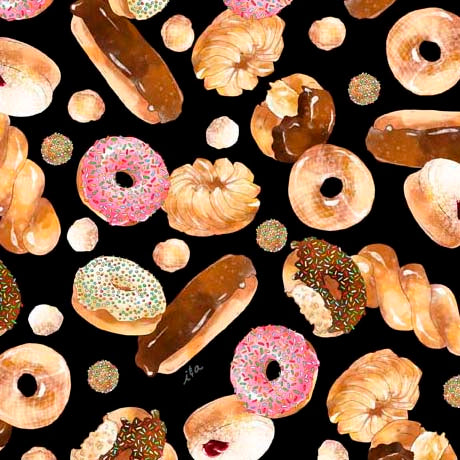 Perfect Blend - Donuts, Black - 30493-J