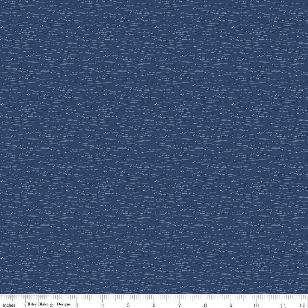 Wake at the Lake - Water, Navy - C14894-NAVY