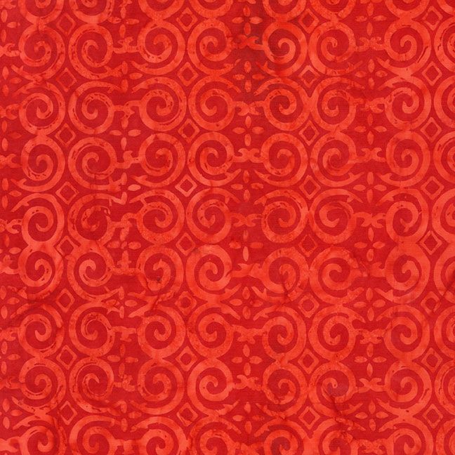 Cedar & Sleighbells - Wallpaper, Fire - Tonga-B3218 - Judy & Judel Niemeyer of Quiltworx