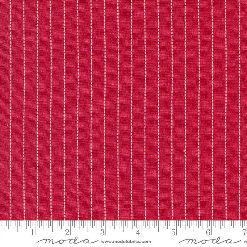 Panache - Woven Stripe, Red - 12218-18