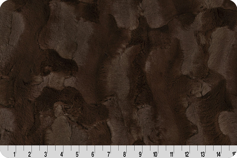 Luxe Cuddle - Hide, Chocolate - 2yd cut